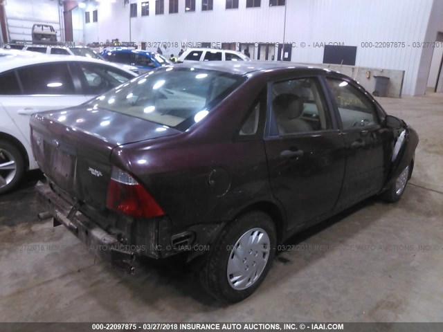 1FAHP34N47W237755 - 2007 FORD FOCUS ZX4/S/SE/SES 栗色 照片 4