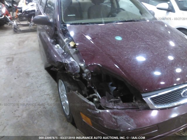 1FAHP34N47W237755 - 2007 FORD FOCUS ZX4/S/SE/SES 栗色 照片 6