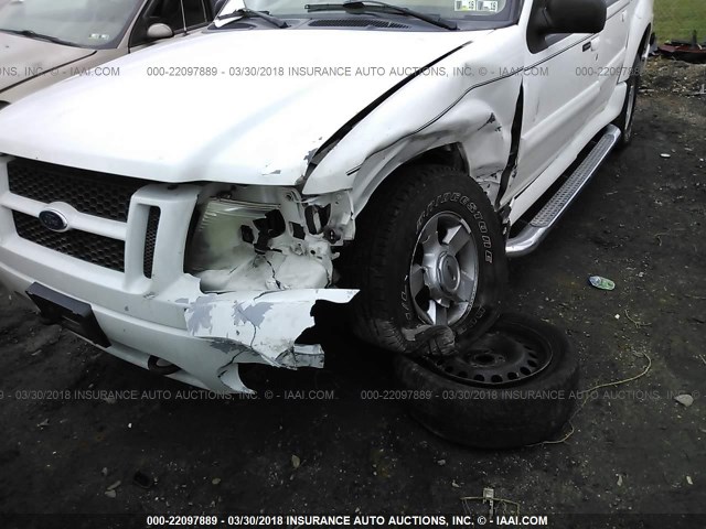 1FMZU77K45UB73057 - 2005 FORD EXPLORER SPORT TR  WHITE photo 6