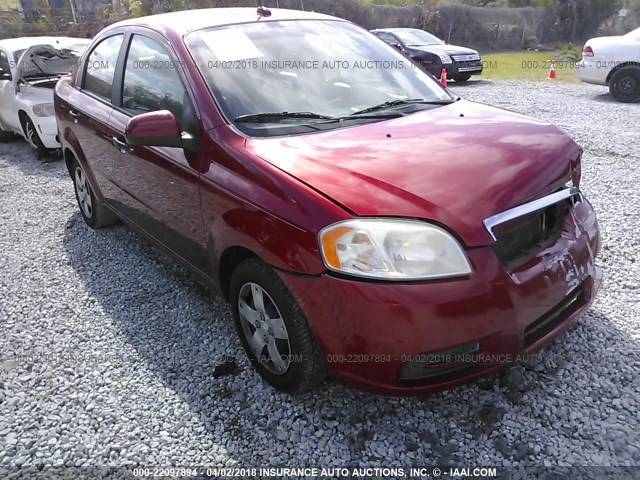 KL1TD5DE9AB132644 - 2010 CHEVROLET AVEO LS/LT 红色 照片 1