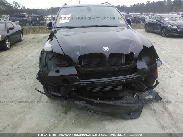 5UXZV4C51CL986955 - 2012 BMW X5 XDRIVE35I BLACK photo 6