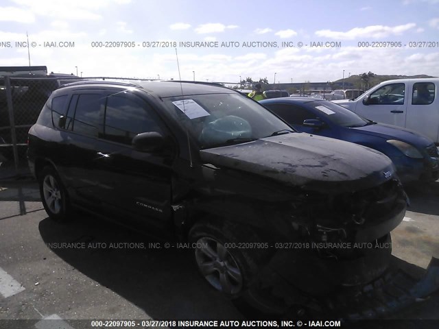 1C4NJCEA1ED643088 - 2014 JEEP COMPASS LATITUDE 黑色 照片 1