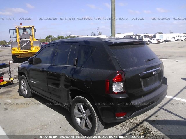 1C4NJCEA1ED643088 - 2014 JEEP COMPASS LATITUDE 黑色 照片 3