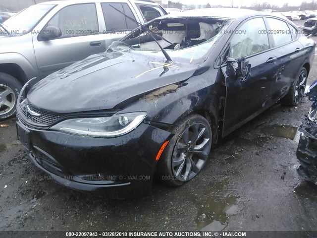 1C3CCCBG9FN516292 - 2015 CHRYSLER 200 S 黑色 照片 2