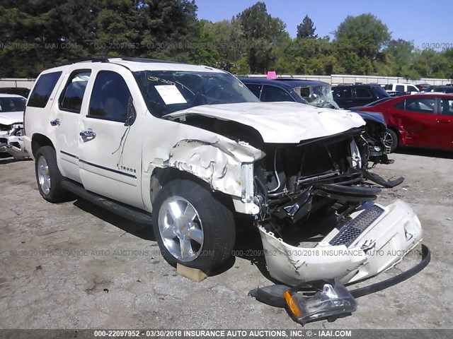 1GNSCCE09BR392220 - 2011 CHEVROLET TAHOE C1500 LTZ CREAM photo 1