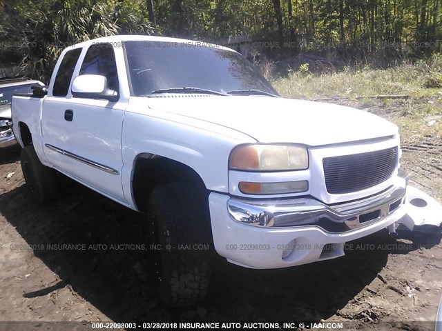 1GTEC19T76Z161675 - 2006 GMC NEW SIERRA C1500 WHITE photo 1