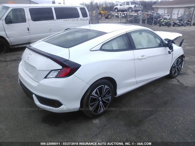 2HGFC3B7XHH352122 - 2017 HONDA CIVIC EXL WHITE photo 4