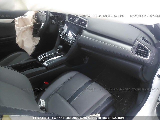 2HGFC3B7XHH352122 - 2017 HONDA CIVIC EXL WHITE photo 5