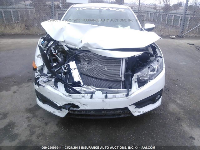 2HGFC3B7XHH352122 - 2017 HONDA CIVIC EXL WHITE photo 6