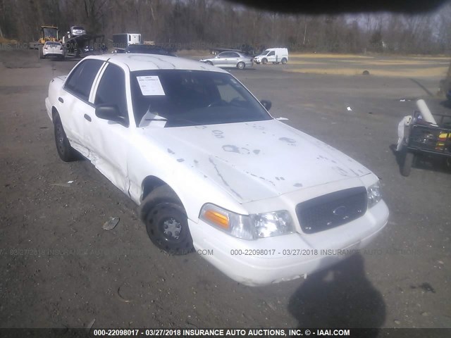 2FAFP71W05X145331 - 2005 FORD CROWN VICTORIA POLICE INTERCEPTOR WHITE photo 1