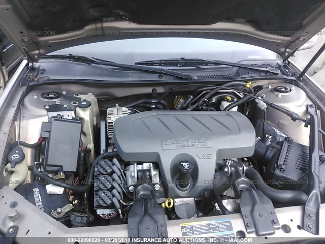 2G2WP552271204122 - 2007 PONTIAC GRAND PRIX Qızıl foto 10