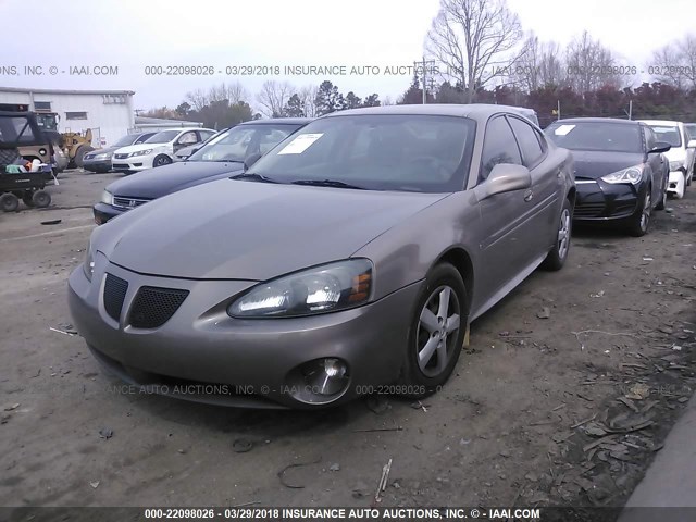 2G2WP552271204122 - 2007 PONTIAC GRAND PRIX Qızıl foto 2