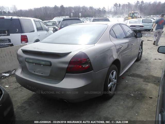 2G2WP552271204122 - 2007 PONTIAC GRAND PRIX Qızıl foto 4