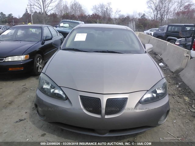 2G2WP552271204122 - 2007 PONTIAC GRAND PRIX Qızıl foto 6