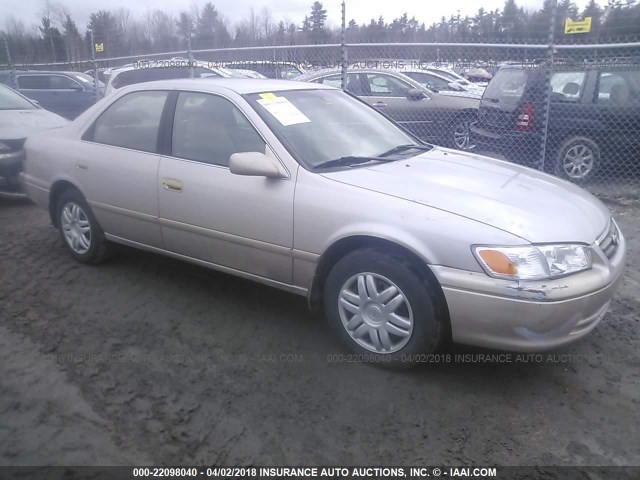 4T1BG22K01U107165 - 2001 TOYOTA CAMRY CE/LE/XLE 金色 照片 1