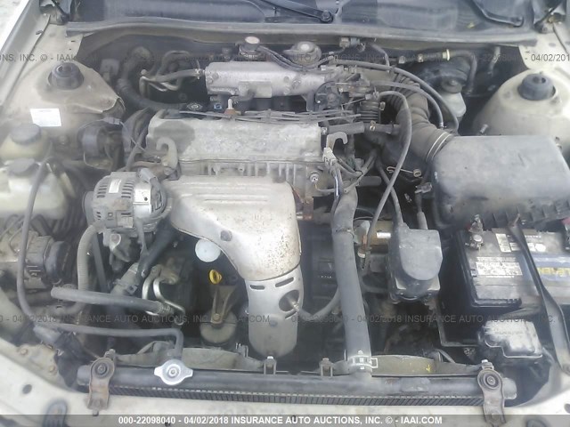 4T1BG22K01U107165 - 2001 TOYOTA CAMRY CE/LE/XLE 金色 照片 10