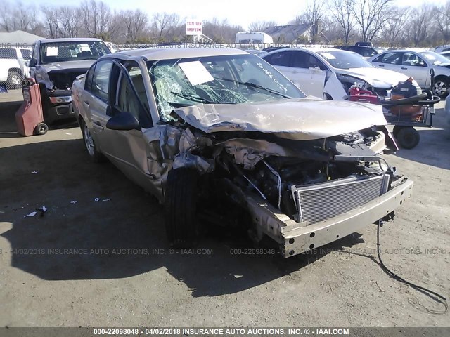 1G1ZT528X5F261468 - 2005 CHEVROLET MALIBU LS GOLD photo 1