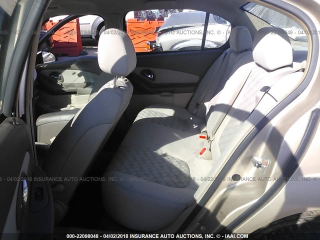 1G1ZT528X5F261468 - 2005 CHEVROLET MALIBU LS ოქროსფერი ფოტო 8