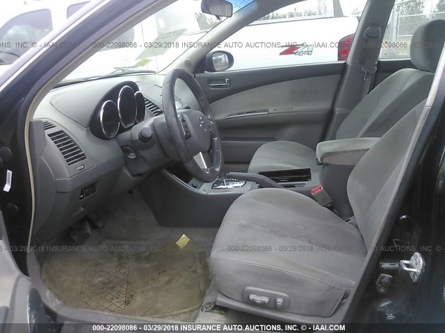 1N4AL11D75N486468 - 2005 NISSAN ALTIMA S/SL BLACK photo 5