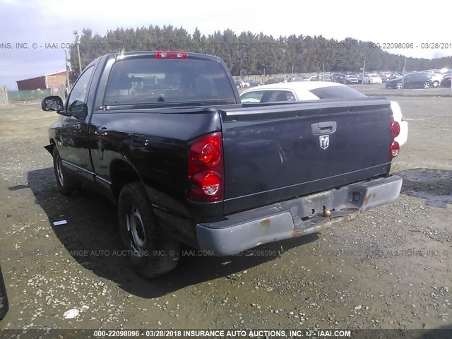 1D7HA16K78J208242 - 2008 DODGE RAM 1500 ST BLACK photo 3