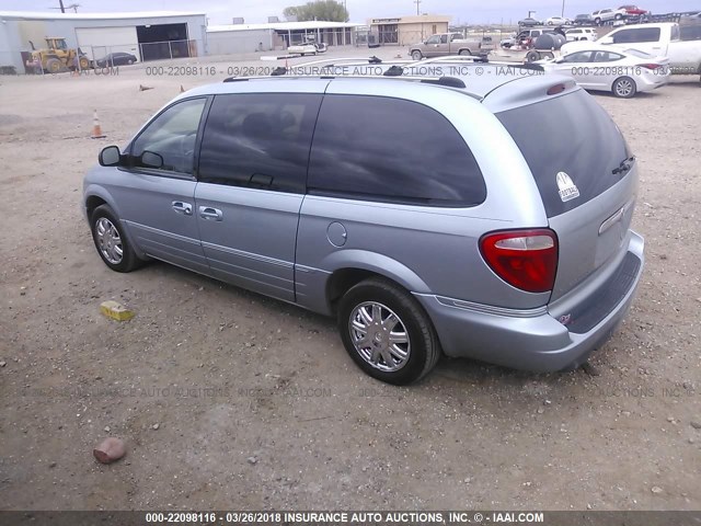 2C8GP64L15R390846 - 2005 CHRYSLER TOWN & COUNTRY LIMITED BLUE photo 3