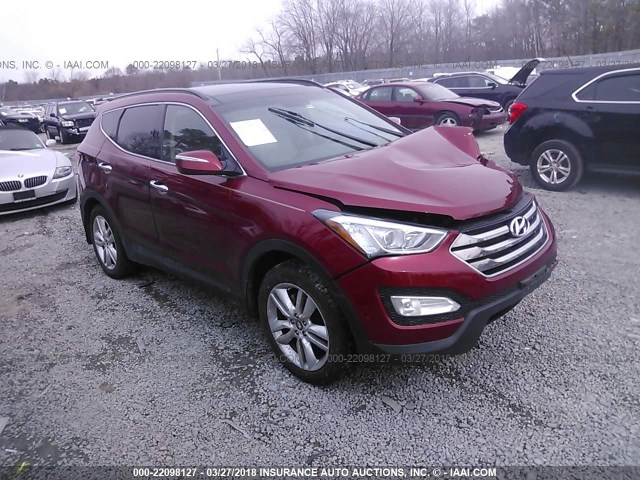 5XYZWDLA1FG273632 - 2015 HYUNDAI SANTA FE SPORT  RED photo 1