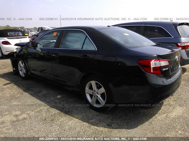 4T1BF1FK6EU862611 - 2014 TOYOTA CAMRY L/SE/LE/XLE 青色 照片 3