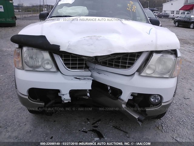 1FMZU74W92UA38689 - 2002 FORD EXPLORER EDDIE BAUER WHITE photo 6