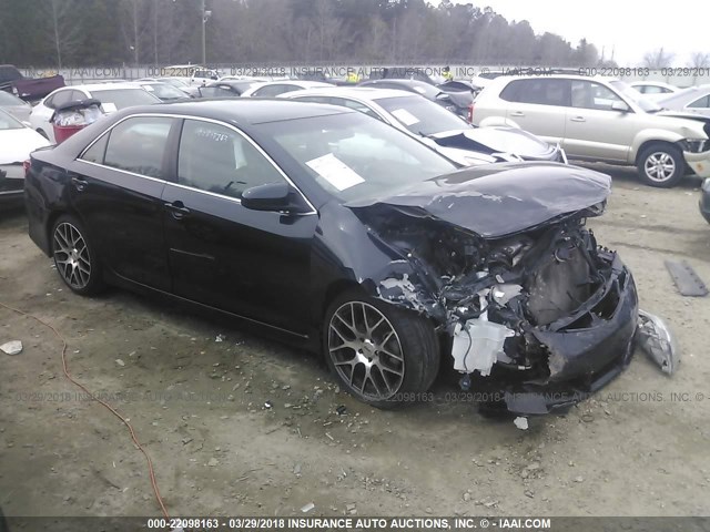 4T1BF1FK6EU866769 - 2014 TOYOTA CAMRY L/SE/LE/XLE 深蓝色 照片 1