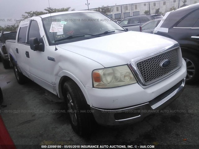 1FTPW12594KD41791 - 2004 FORD F150 SUPERCREW WHITE photo 1