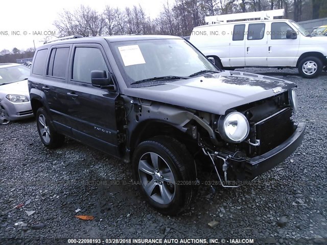 1C4NJRFBXGD702362 - 2016 JEEP PATRIOT LATITUDE GRAY photo 1