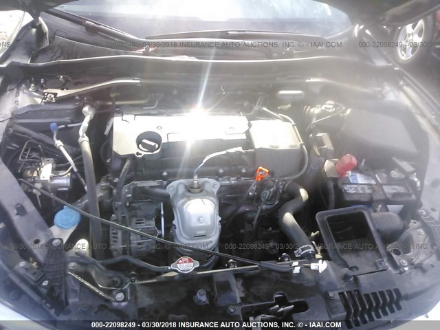 1HGCR2F58GA127330 - 2016 HONDA ACCORD SPORT ნაცრისფერი ფოტო 10