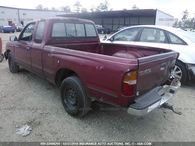 4TAVL52N1WZ112339 - 1998 TOYOTA TACOMA XTRACAB RED photo 3