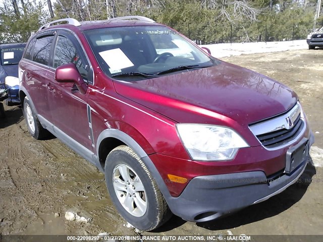 3GSDL43N38S556903 - 2008 SATURN VUE XE RED photo 1