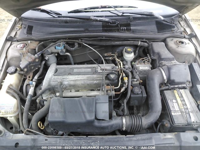 1G1JF52F037275700 - 2003 CHEVROLET CAVALIER LS TAN photo 10