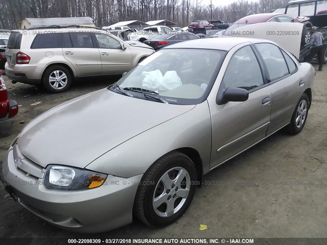 1G1JF52F037275700 - 2003 CHEVROLET CAVALIER LS TAN photo 2