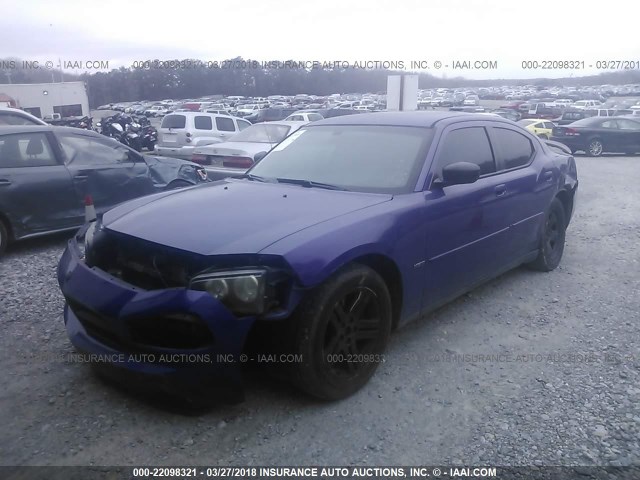 2B3KA53H87H827255 - 2007 DODGE CHARGER R/T PURPLE photo 2