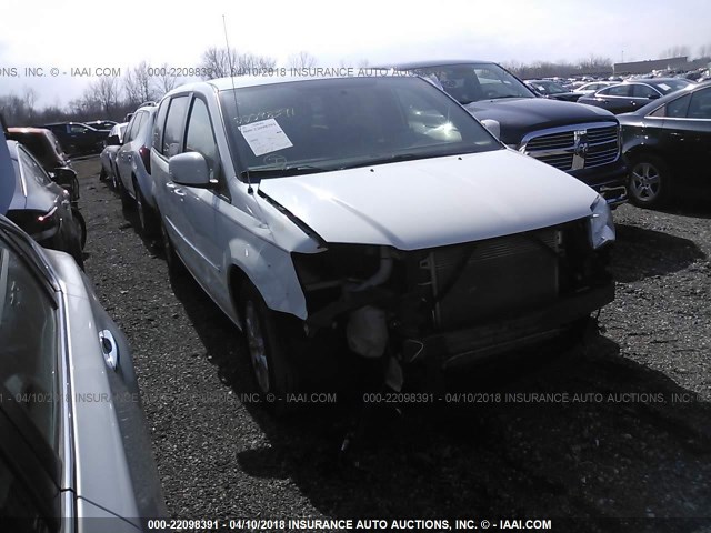 2C4RDGEG3CR389298 - 2012 DODGE GRAND CARAVAN R/T WHITE photo 1