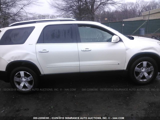 1GKEV23D69J103338 - 2009 GMC ACADIA SLT-1 Weiß Foto 6