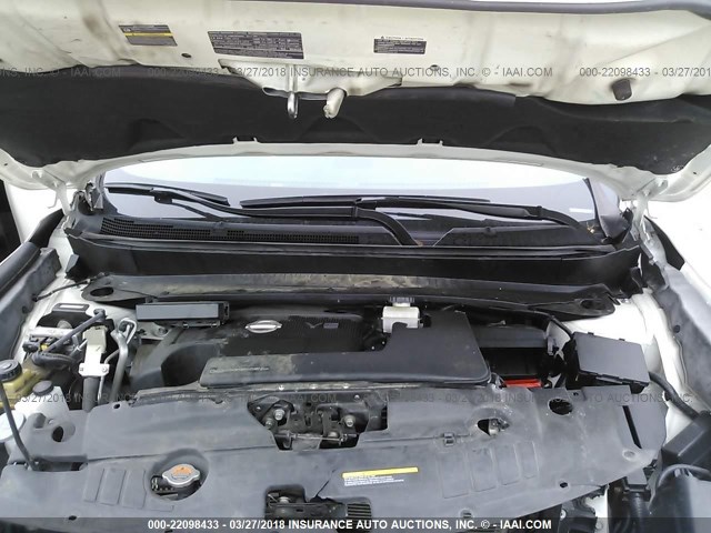 5N1AR2MN6EC722814 - 2014 NISSAN PATHFINDER S/SV/SL/PLATINUM 白色 照片 10