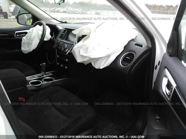 5N1AR2MN6EC722814 - 2014 NISSAN PATHFINDER S/SV/SL/PLATINUM 白色 照片 5