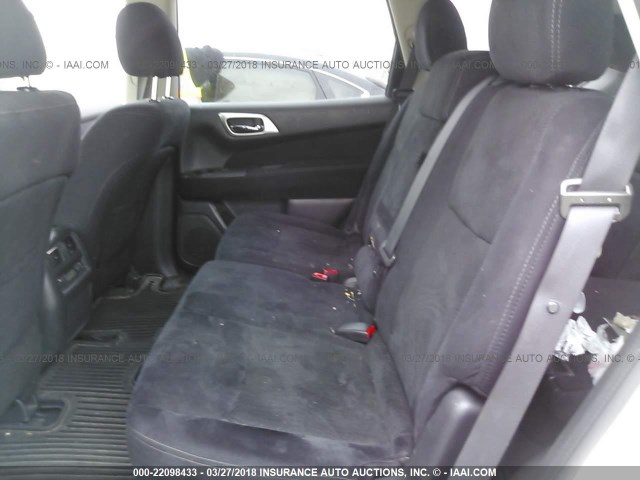 5N1AR2MN6EC722814 - 2014 NISSAN PATHFINDER S/SV/SL/PLATINUM 白色 照片 8