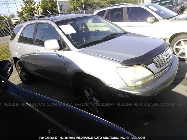 JTJGF10UX20134813 - 2002 LEXUS RX 300 SILVER photo 1