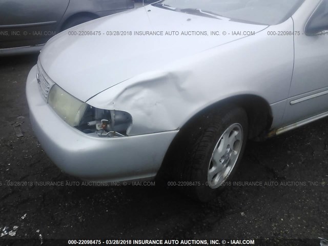 1N4AB41D1VC732947 - 1997 NISSAN SENTRA XE/GXE/GLE/BASE SILVER photo 6