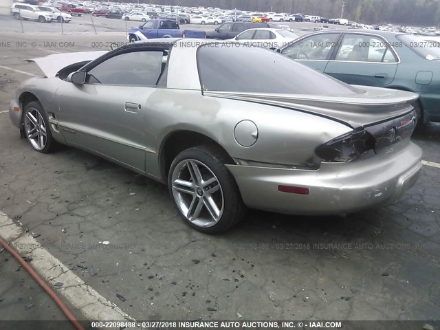 2G2FS22K922131707 - 2002 PONTIAC FIREBIRD Champagne photo 3