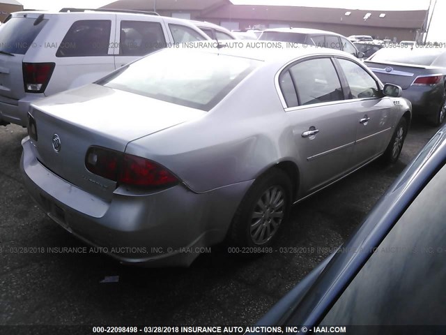 1G4HP57206U188731 - 2006 BUICK LUCERNE CX GRAY photo 4