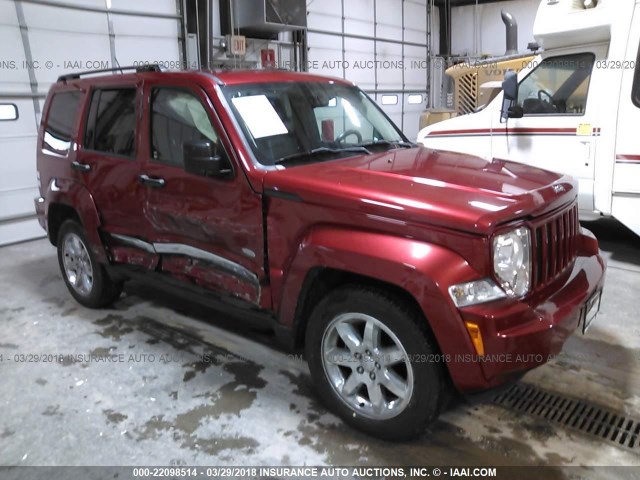 1C4PJMAK4CW199882 - 2012 JEEP LIBERTY SPORT 红色 照片 1