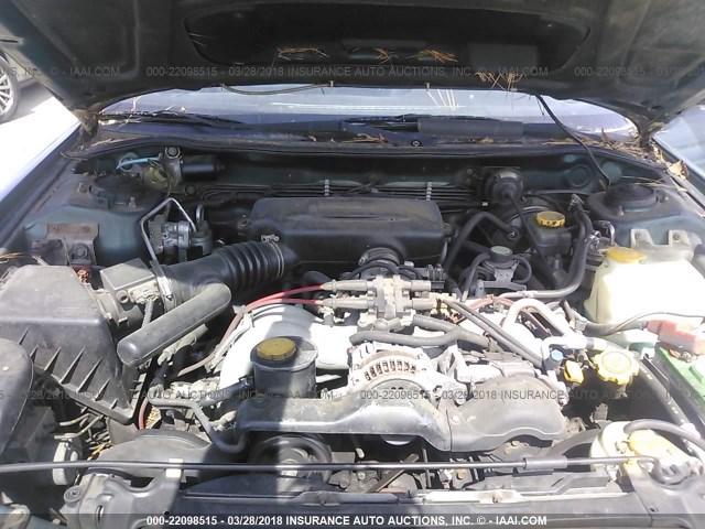 4S3BG6857X7633314 - 1999 SUBARU LEGACY OUTBACK/SSV/LIMITED/30TH GREEN photo 10