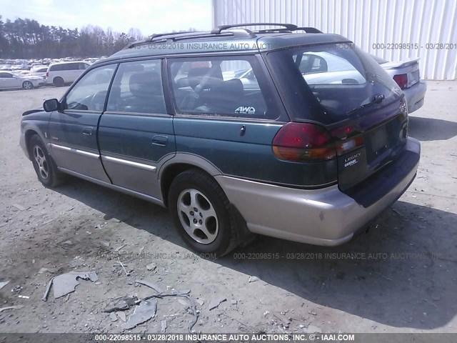 4S3BG6857X7633314 - 1999 SUBARU LEGACY OUTBACK/SSV/LIMITED/30TH GREEN photo 3