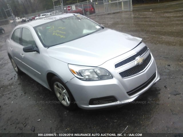 1G11B5SA7DF351582 - 2013 CHEVROLET MALIBU LS ვერცხლისფერი ფოტო 1